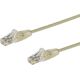 StarTech STARTECH.COM 1m Cat6-Kabel - Schlankes Cat6-Patchkabel - Grau - Snagless-RJ45-Steckverbinder - LSZH - 28 AWG Kupferdraht