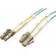 EFB EFB LWL Kabel Duplex Jumper LC-LC 50/125 OM3 1.0 Meter LSZH Halogenfrei aqua 2.0mm geprueft mit Messprotokoll