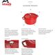 STAUB Garnek STAUB żeliwny okrągły 5.2 ltr czarny uniwersalny