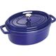 STAUB Garnek STAUB żeliwny owalny 4.2 ltr niebieski uniwersalny