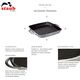 Patelnia STAUB grillowa Żeliwna 24cm