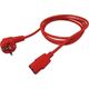 Kabel zasilający Roline ROLINE Kabel zasilający do monitora IEC 320-C13 1.8m czerwony