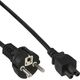 Kabel zasilający InLine InLine Kabel zasilający typu F niemiecki do "" Myszki Miki "" Wtyk notebooka czarny 0,3m