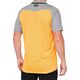100% Koszulka męska 100% CELIUM Jersey krótki rękaw orange grey roz. M