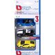 Bburago Maisto France Street Fire - Echelle 1/64 Pack 3 pojazdów