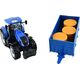 Bburago Skala Bburago: 1:32 Zestaw ekonomiczny B18-44060 ciągnika rolniczego i przyczepy New Holland T7000 (różne)