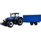 Bburago Skala Bburago: 1:32 Zestaw ekonomiczny B18-44060 ciągnika rolniczego i przyczepy New Holland T7000 (różne)