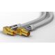 Goobay Kabel antenowy koncentryczny kątowy 135 dB ekranowany pozłacany HQ 3m