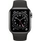Smartwatch Apple Watch 6 GPS + Cellular 40mm Gray Steel Black Sport Czarny  (M06X3WB/A)