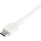 Kabel USB StarTech USB-A - USB-C 2 m Biały (RUSB2AC2MW)