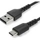 Kabel USB StarTech USB-A - USB-C 2 m Czarny (RUSB2AC2MB)
