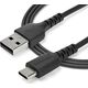 Kabel USB StarTech USB-A - USB-C 2 m Czarny (RUSB2AC2MB)