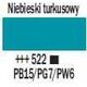Artequipment Farba akrylowa TALENS AMSTERDAM 120ml 522 - TURQUOISE BLUE uniw