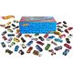Mattel Hot Wheels CGN22 - zestaw 50 pojazdów odlewanych ciśnieniowo w skali 1:64, bardzo duży zestaw upominkowy, po 50 zabawek każdy, losowy wybór, od 3 lat