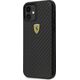 Ferrari Ferrari FERCAHCP12SBK iPhone 12 mini 5,4 czarny/black hardcase On Track Real Carbon