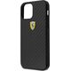 Ferrari Ferrari FERCAHCP12SBK iPhone 12 mini 5,4 czarny/black hardcase On Track Real Carbon
