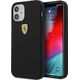 Ferrari Ferrari FESSIHCP12SBK iPhone 12 mini 5,4 czarny/black hardcase On Track Silicone