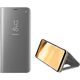 Etui Clear View Samsung A42 A426 srebrny/silver