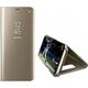 Etui Clear View Realme 7 Pro złoty/gold