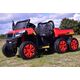 Super-Toys BUGGY 6 KOŁOWY DLA 2 DZIECI, WYWROTKA, MIĘKKIE KOŁA, MIEKKIE SIEDZENIE, NAJMOCNIEJSZA WERSJA/A730-2