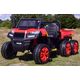 Super-Toys BUGGY 6 KOŁOWY DLA 2 DZIECI, WYWROTKA, MIĘKKIE KOŁA, MIEKKIE SIEDZENIE, NAJMOCNIEJSZA WERSJA/A730-2