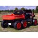 Super-Toys BUGGY 6 KOŁOWY DLA 2 DZIECI, WYWROTKA, MIĘKKIE KOŁA, MIEKKIE SIEDZENIE, NAJMOCNIEJSZA WERSJA/A730-2