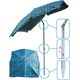 Saska Garden Parasol plażowo ogrodowy 180cm niebieski morski