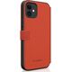 Ferrari Ferrari FESPEFLBKP12SRE iPhone 12 mini 5,4" czerwony/red book On Track Perforated
