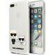 Karl Lagerfeld Karl Lagerfeld KLHCI8LCKTR iPhone 7/8 Plus hardcase Transparent Karl & Choupette