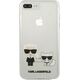 Karl Lagerfeld Karl Lagerfeld KLHCI8LCKTR iPhone 7/8 Plus hardcase Transparent Karl & Choupette
