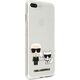 Karl Lagerfeld Karl Lagerfeld KLHCI8LCKTR iPhone 7/8 Plus hardcase Transparent Karl & Choupette