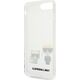 Karl Lagerfeld Karl Lagerfeld KLHCI8LCKTR iPhone 7/8 Plus hardcase Transparent Karl & Choupette