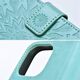 OEM Kabura MEZZO Book do IPHONE 14 mandala zielony