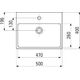 Umywalka Deante Temisto 50cm (CDT 6U4S)