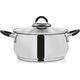 Orion Garnek stalowy Dalie z pokrywką 22cm 4l