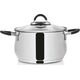 Orion Garnek stalowy Dalie z pokrywką 20cm 3.7l