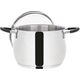 Orion Garnek stalowy Dalie z pokrywką 20cm 4.8l
