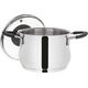 Orion Garnek stalowy Dalie z pokrywką 16cm 2.4l
