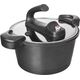 Orion Garnek CIŚNIENIOWY próżniowy szybkowarowy szybkowar granitowy GRANDE 5,5L 26 cm uniwersalny