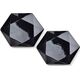 Affek Design RALPH BLACK Kpl.2 talerzy płaskie 32,5x 28.5cm x h3cm