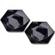 Affek Design RALPH BLACK Kpl.2 talerzy deserowych 24,5cm x 21cm x h2cm