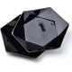 Affek Design RALPH BLACK Kpl.2 talerzy deserowych 24,5cm x 21cm x h2cm