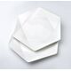 Affek Design RALPH WHITE Kpl.2 talerzy płaskie 32,5cmx 28.5cm x h3cm