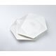 Affek Design RALPH WHITE Kpl.2 talerzy deserowych 24.5cm x21cm x h2cm