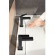 Bateria umywalkowa KFA Logon stojąca czarny (5132-815-81)