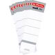 Herlitz Etykiety segregatora A4 8cm 55x190mm 10szt HERLITZ