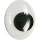 Titanum Oczy ruchome 6x8mm samoprzylepne 50szt, CRAFT-FUN