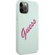 Guess Etui Guess GUHCP12LLSVSBF Apple iPhone 12 Pro Max niebieski fuksja/blue fuschia hardcase Silicone Vintage