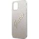Guess Etui Guess GUHCP12LPCUGLSGO Apple iPhone 12 Pro Max złoty/gold hardcase Glitter Gradient Script