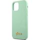 Guess Etui Guess GUHCP12MLSLMGGN Apple iPhone 12/12 Pro zielony/green hardcase Metal Logo Script